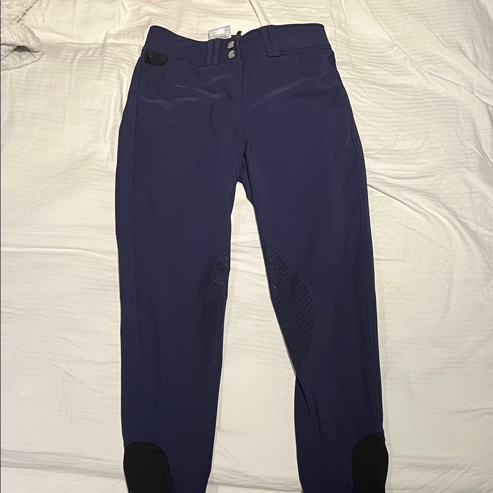 Dover Saddlery Navy Equestrian Breeches Size 28